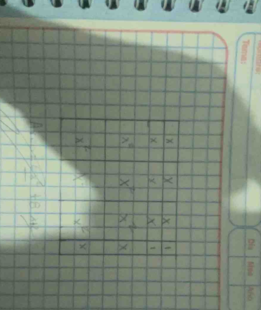 a = x^2 - 4x + 8 \\begin{array}{|c|c|c|c|} \\hline x^2 & x^2 & x & x \\…
