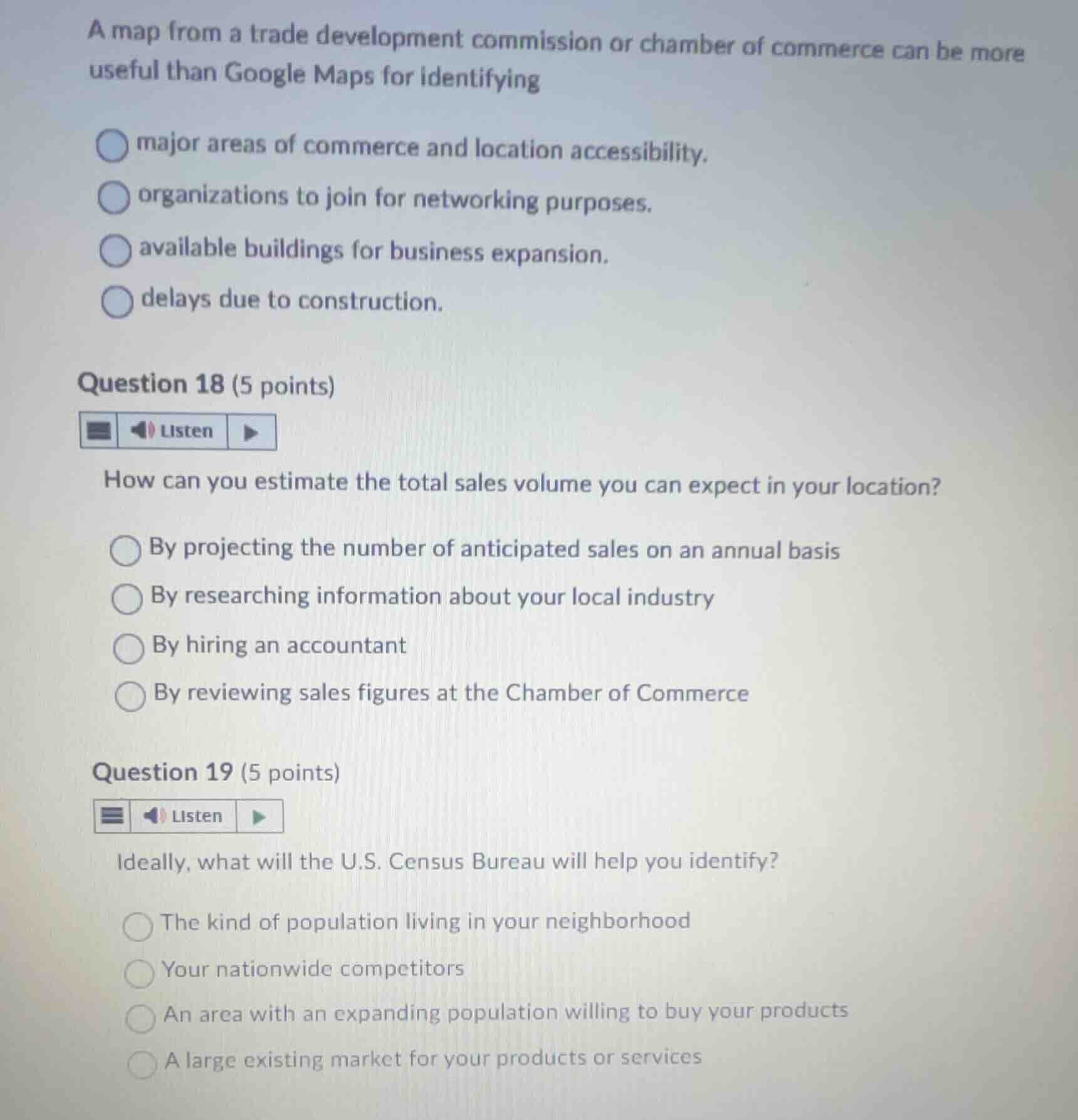 a map from a trade development commission or chamber of commerce can be…