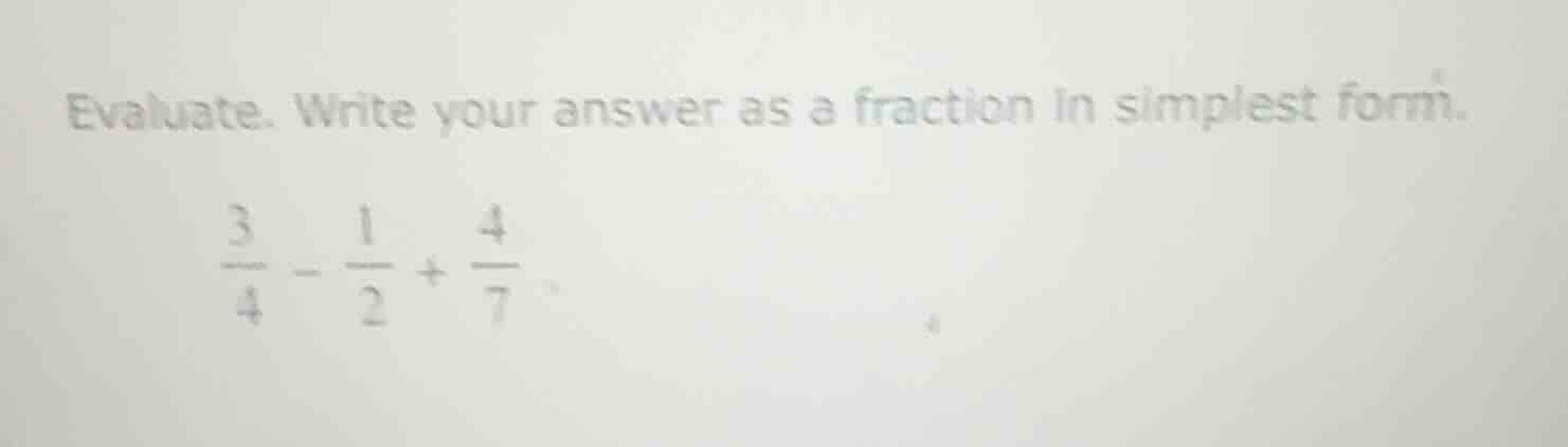 evaluate. write your answer as a fraction in simplest form. \\\\frac{3}…