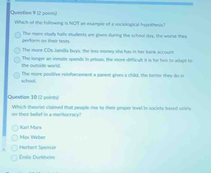 question 9 (2 points) which of the following is not an example of a soc…