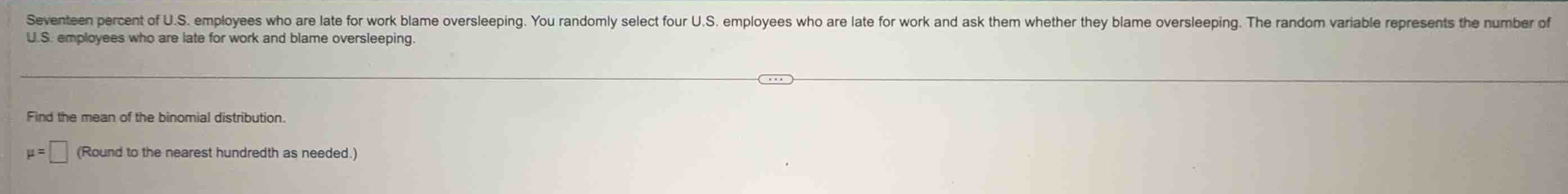 seventeen percent of u.s. employees who are late for work blame oversle…