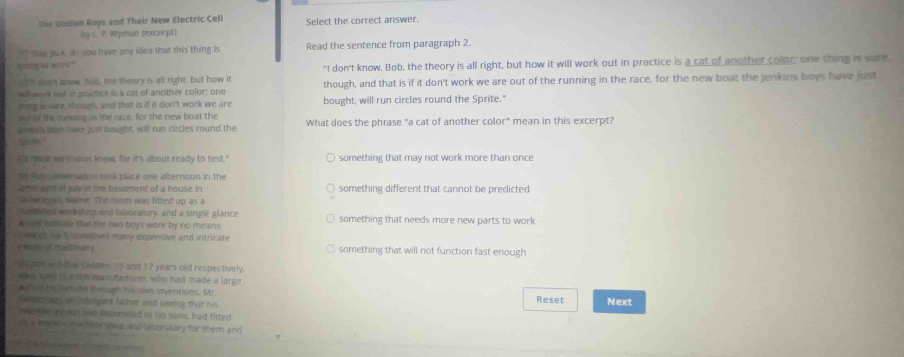 select the correct answer. read the sentence from paragraph 2. \i dont …