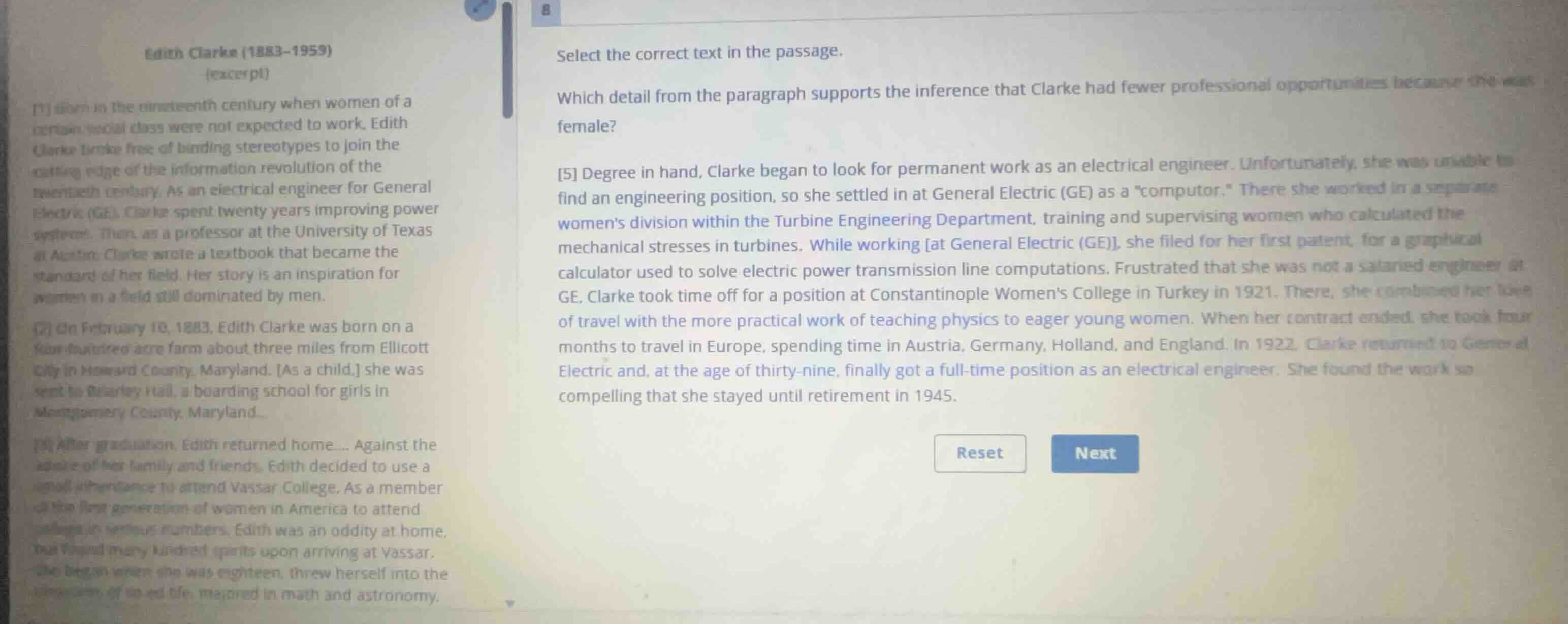 select the correct text in the passage. which detail from the paragraph…