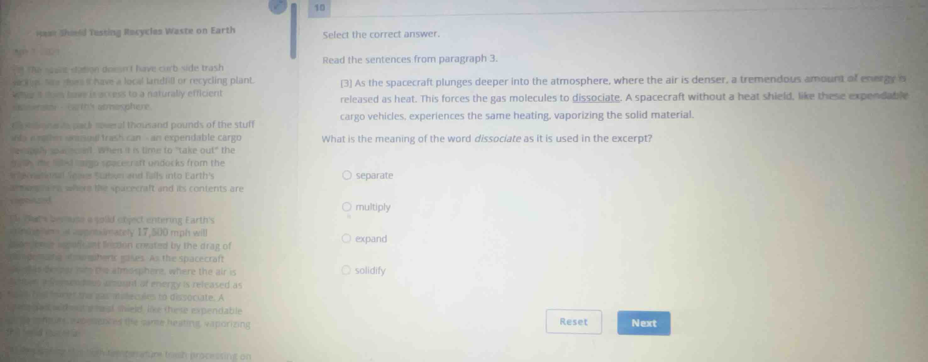 select the correct answer. read the sentences from paragraph 3. 3 as th…