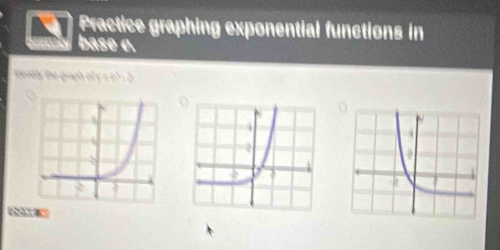 practice graphing exponential functions in base e. what is the graph of…