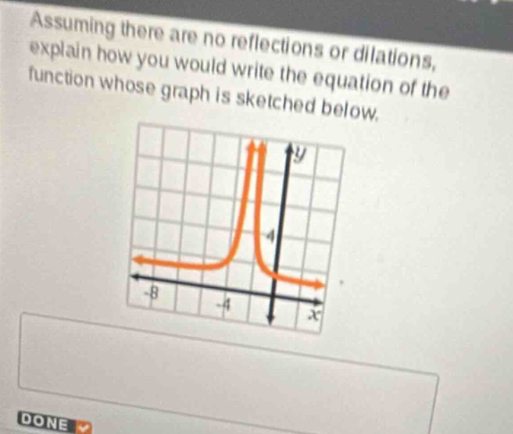assuming there are no reflections or dilations, explain how you would w…