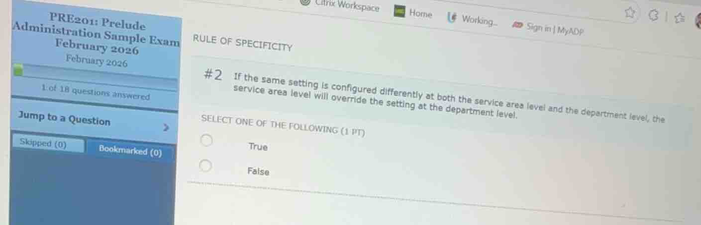 rule of specificity #2 if the same setting is configured differently at…