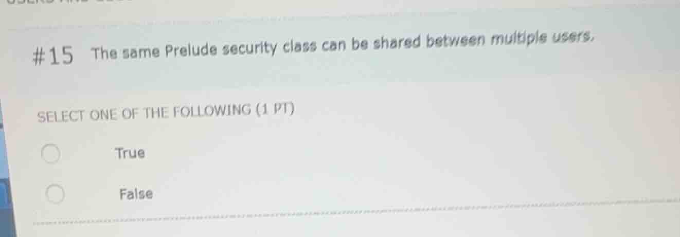 #15 the same prelude security class can be shared between multiple user…