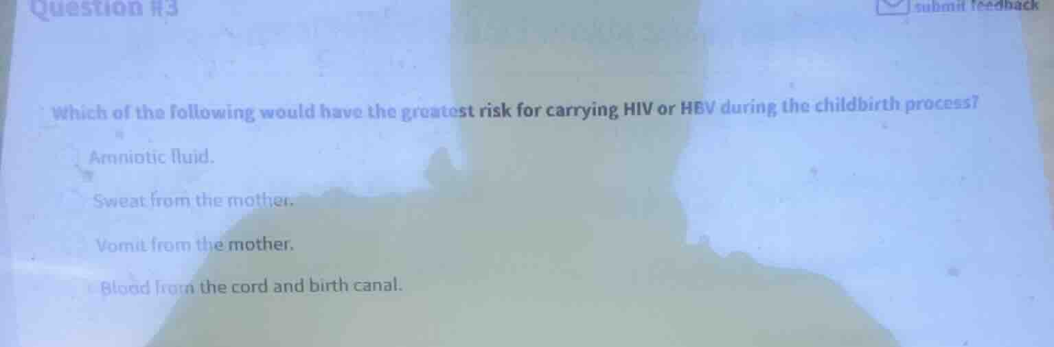 question #3 which of the following would have the greatest risk for car…