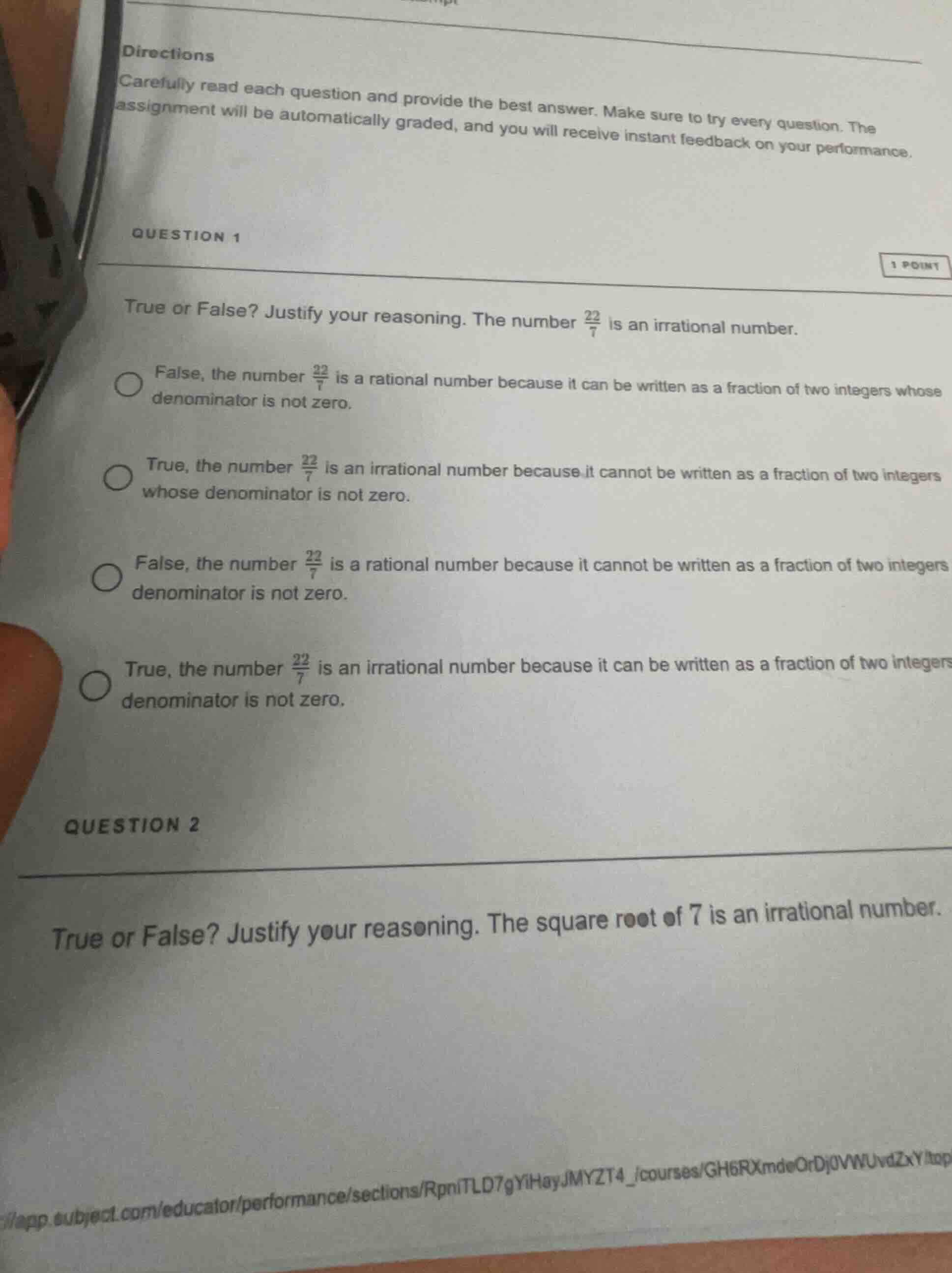 directions carefully read each question and provide the best answer. ma…