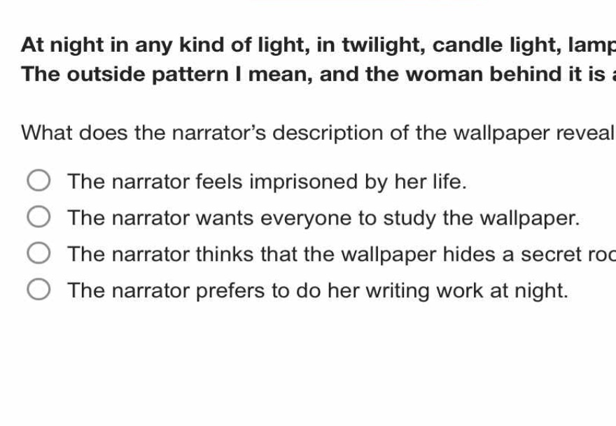 at night in any kind of light, in twilight, candle light, lamp the outs…