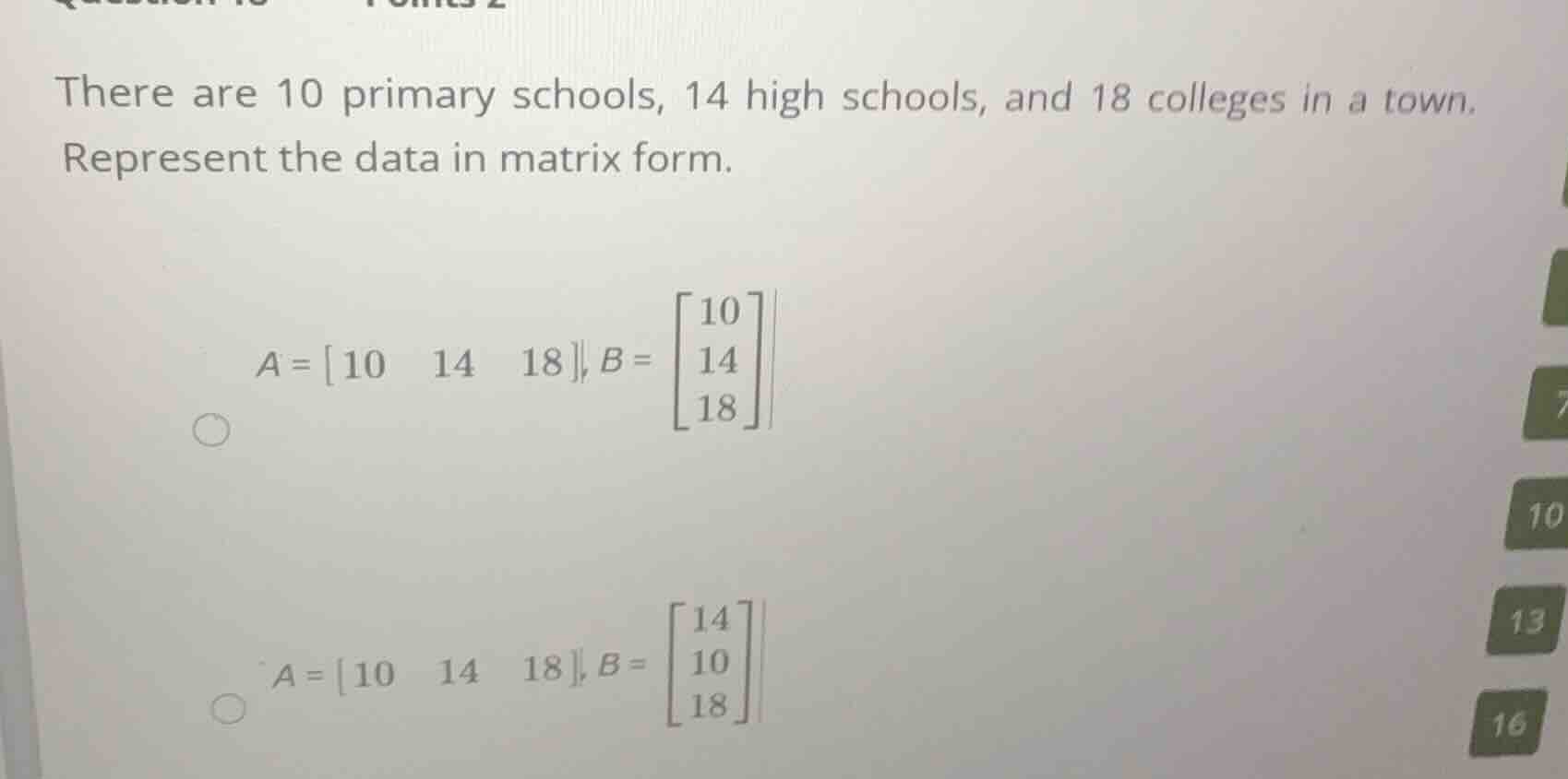 there are 10 primary schools, 14 high schools, and 18 colleges in a tow…