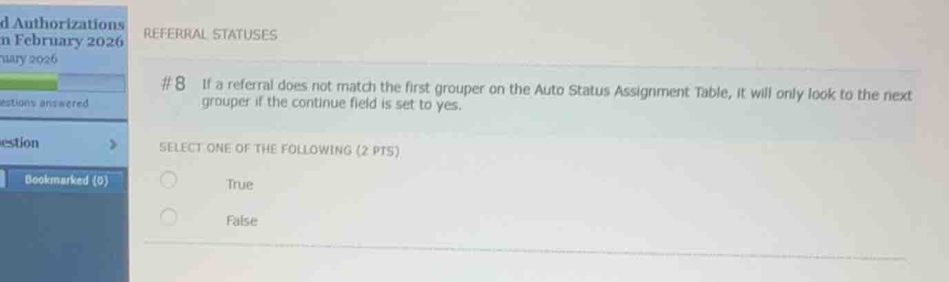 referral statuses #8 if a referral does not match the first grouper on …