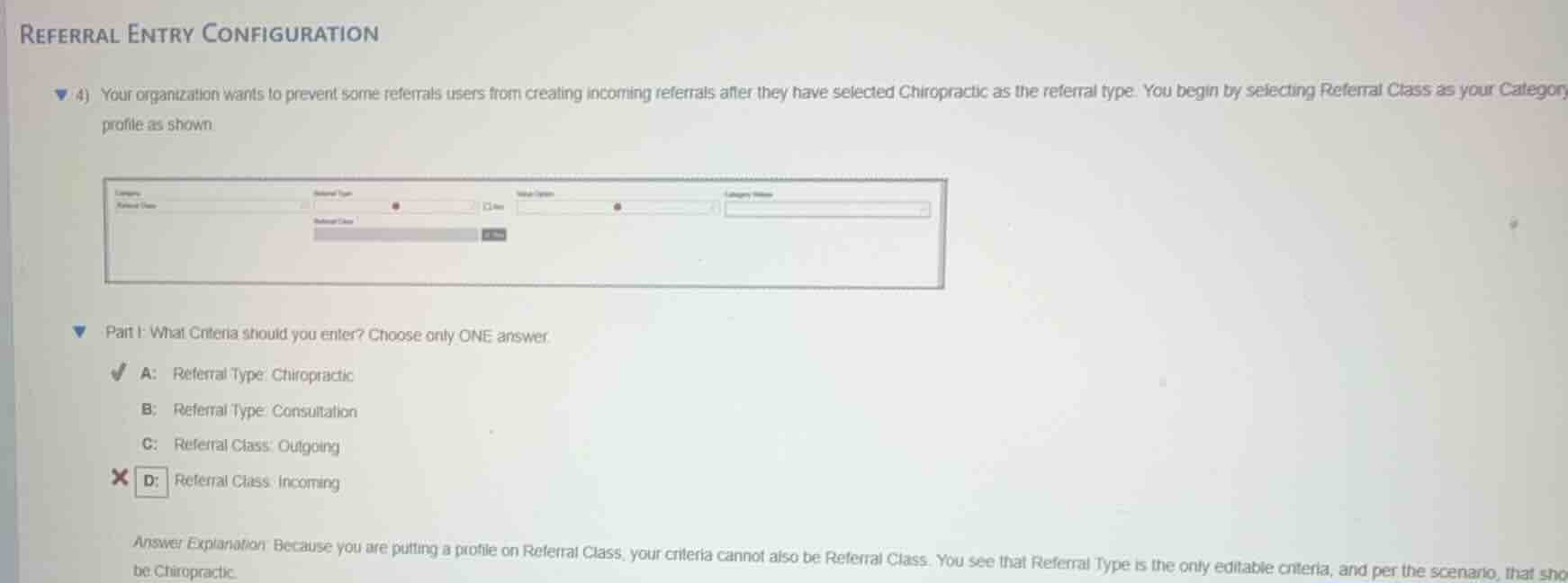 referral entry configuration 4) your organization wants to prevent some…