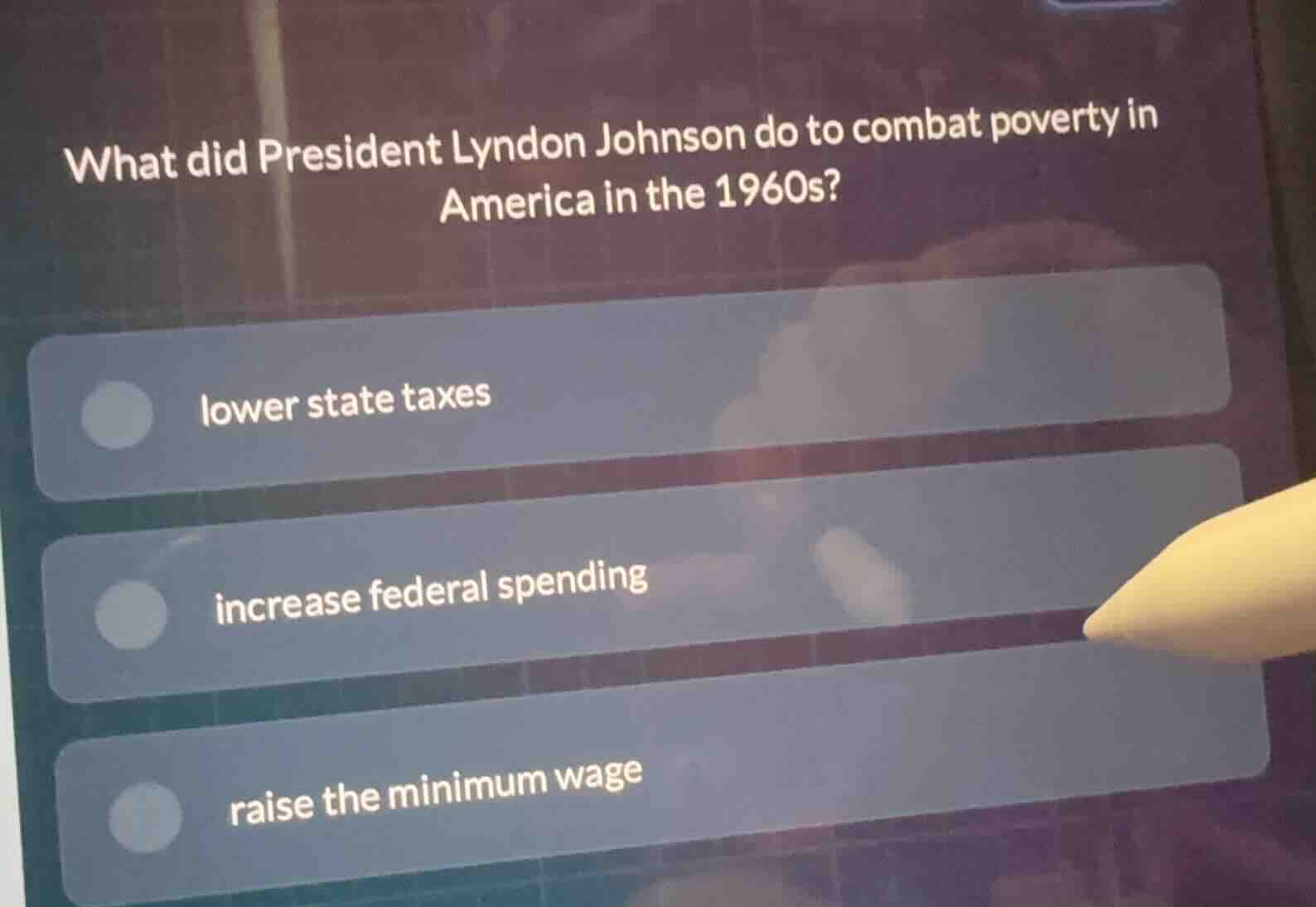 what did president lyndon johnson do to combat poverty in america in th…