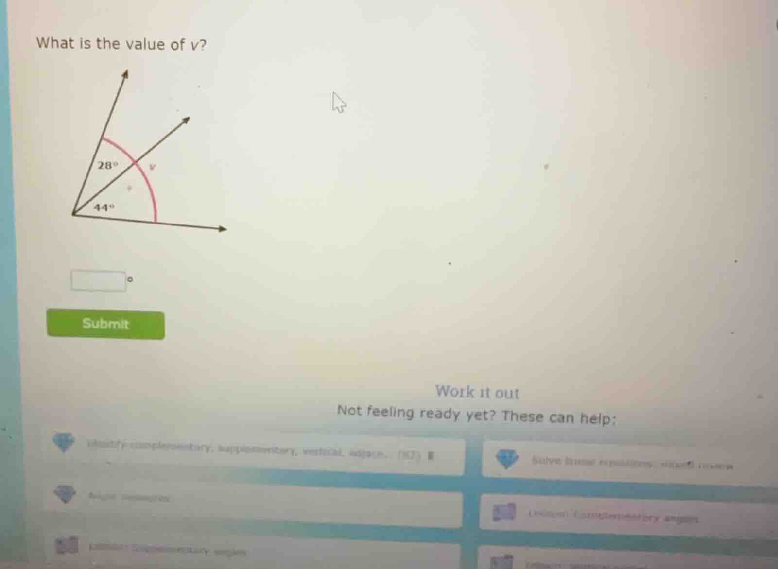 what is the value of v?
