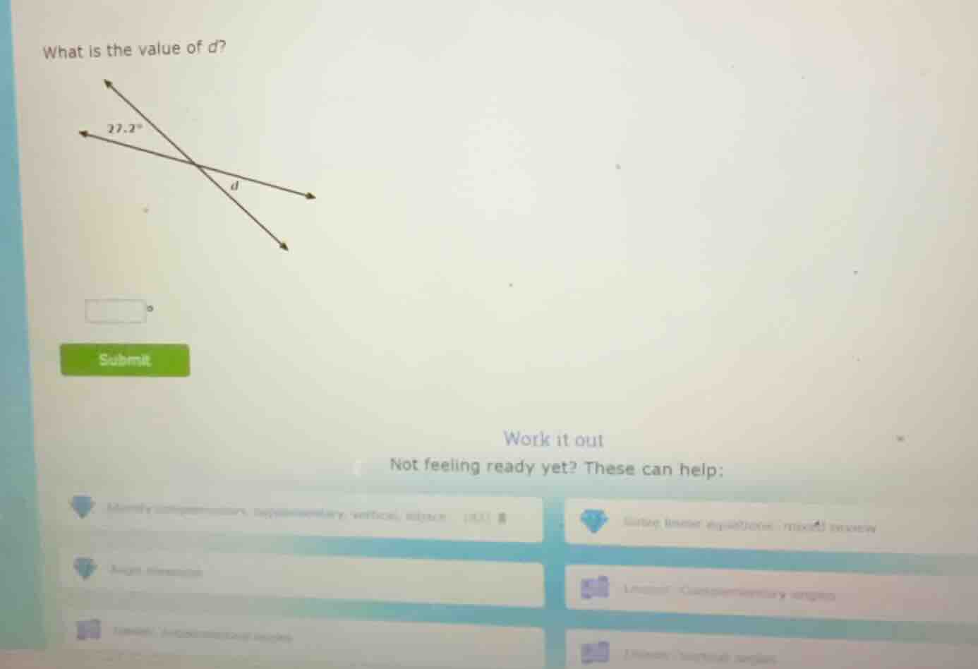 what is the value of d?