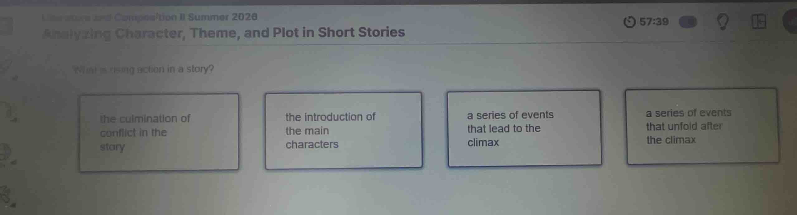 what is rising action in a story? - the culmination of conflict in the …