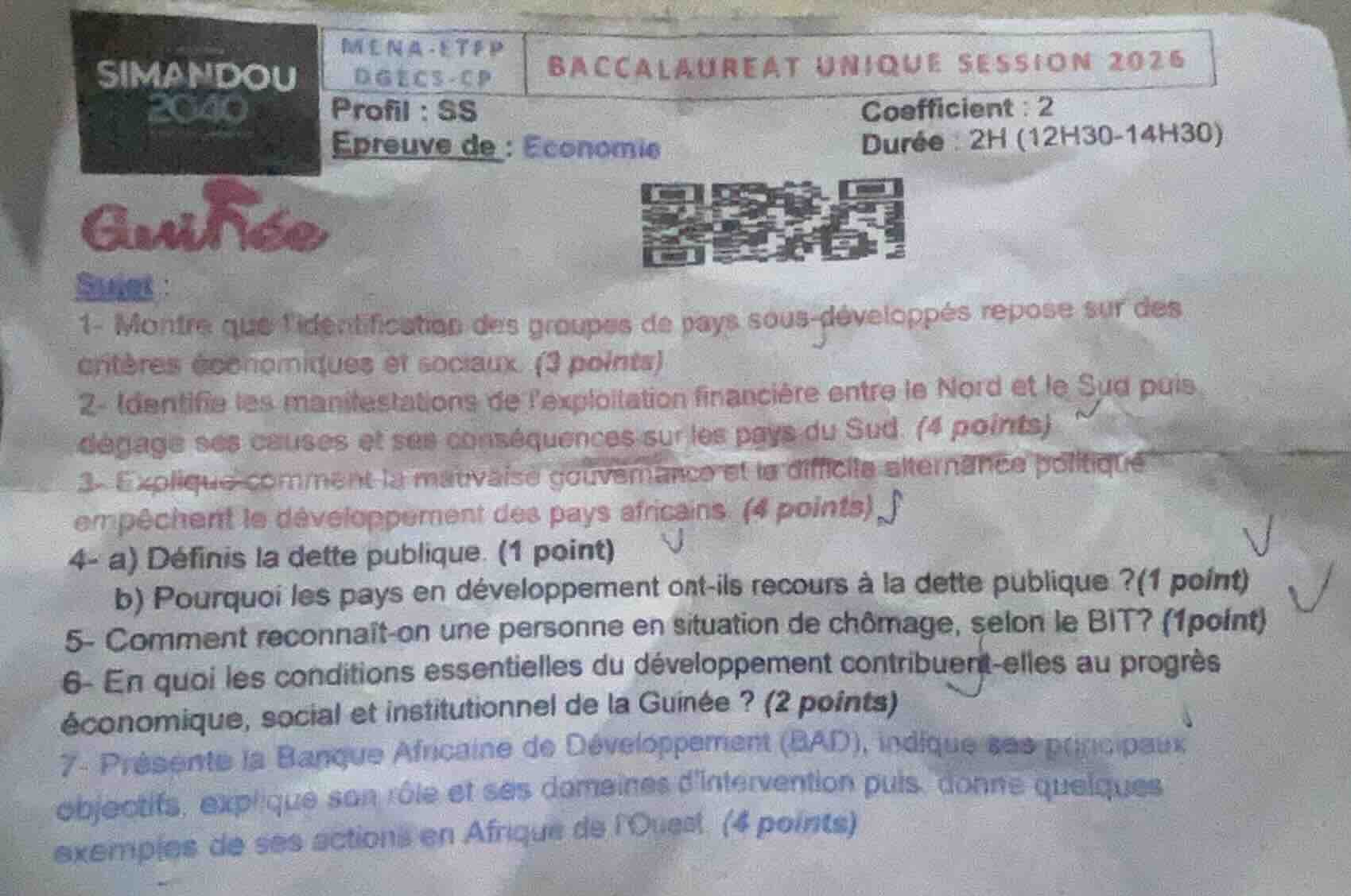 mena-etfp dgecs-cp baccalaureat unique session 2026 profil : ss coeffic…