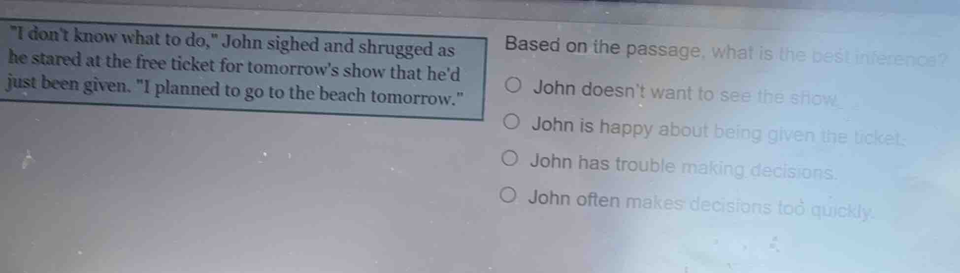 \i dont know what to do,\ john sighed and shrugged as he stared at the …