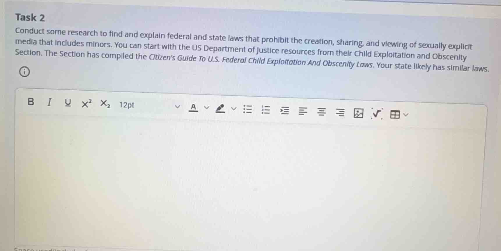 task 2 conduct some research to find and explain federal and state laws…