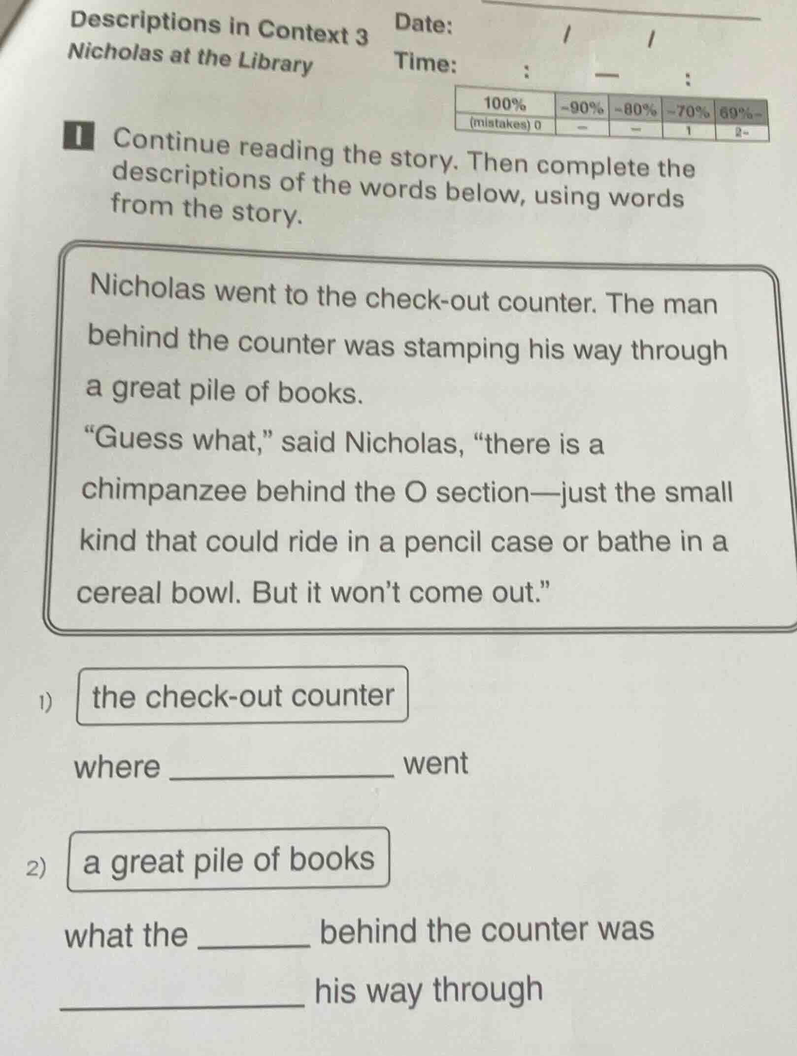 descriptions in context 3 nicholas at the library continue reading the …