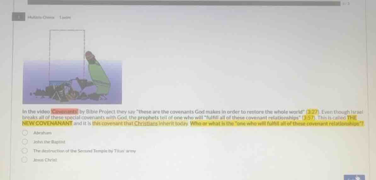 in the video covenants by bible project they say \these are the covenan…