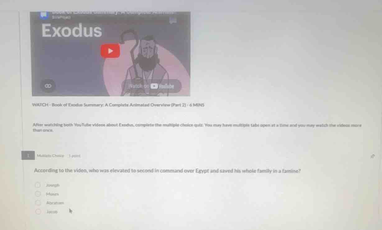 watch - book of exodus summary: a complete animated overview (part 2) -…