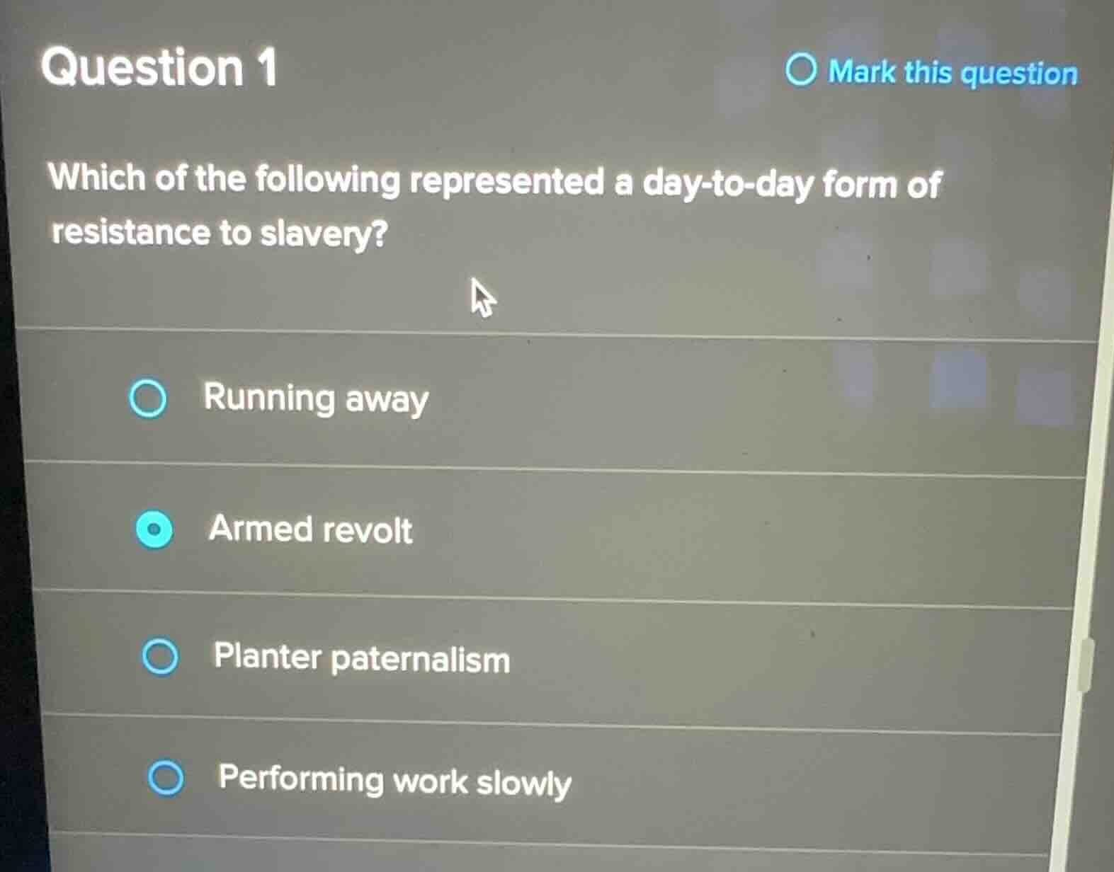 question 1 which of the following represented a day-to-day form of resi…