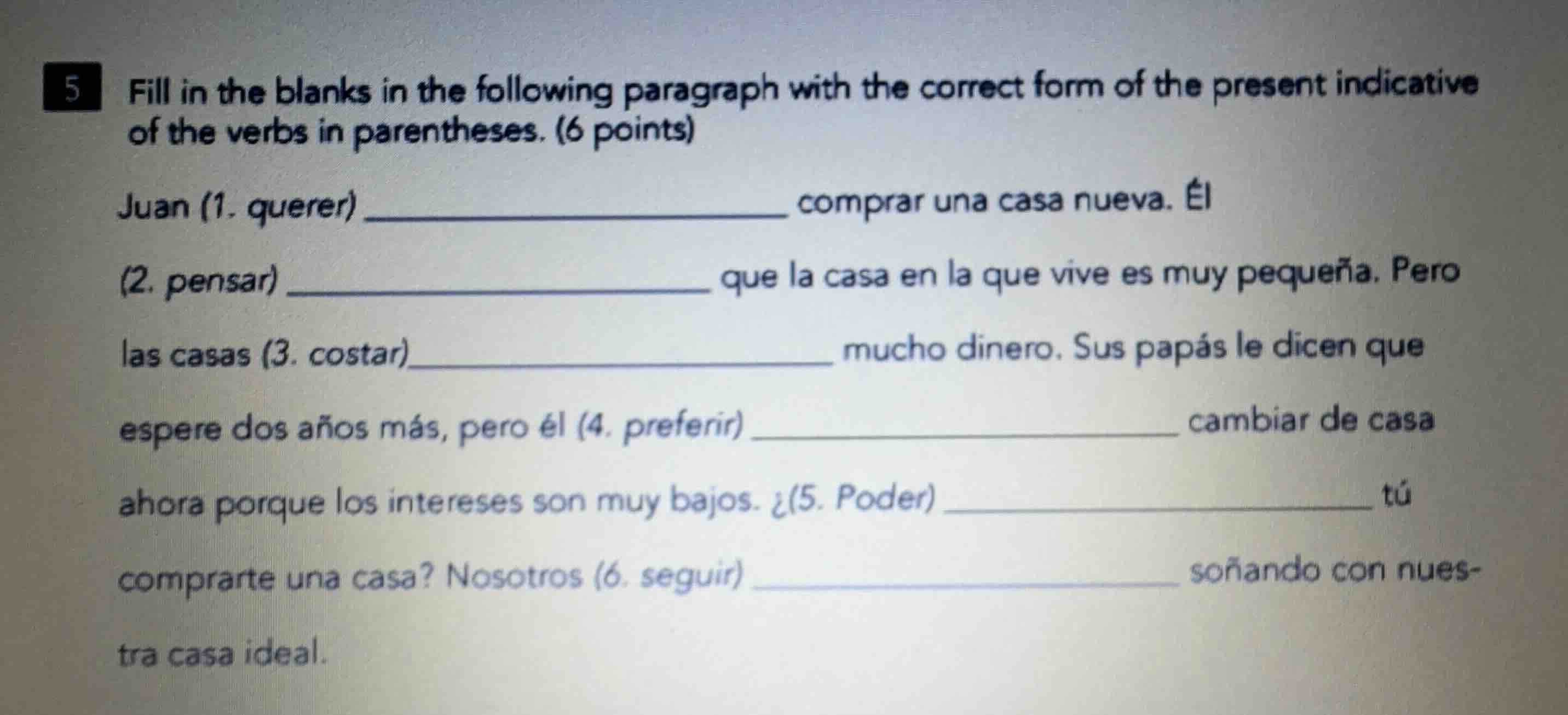 fill in the blanks in the following paragraph with the correct form of …