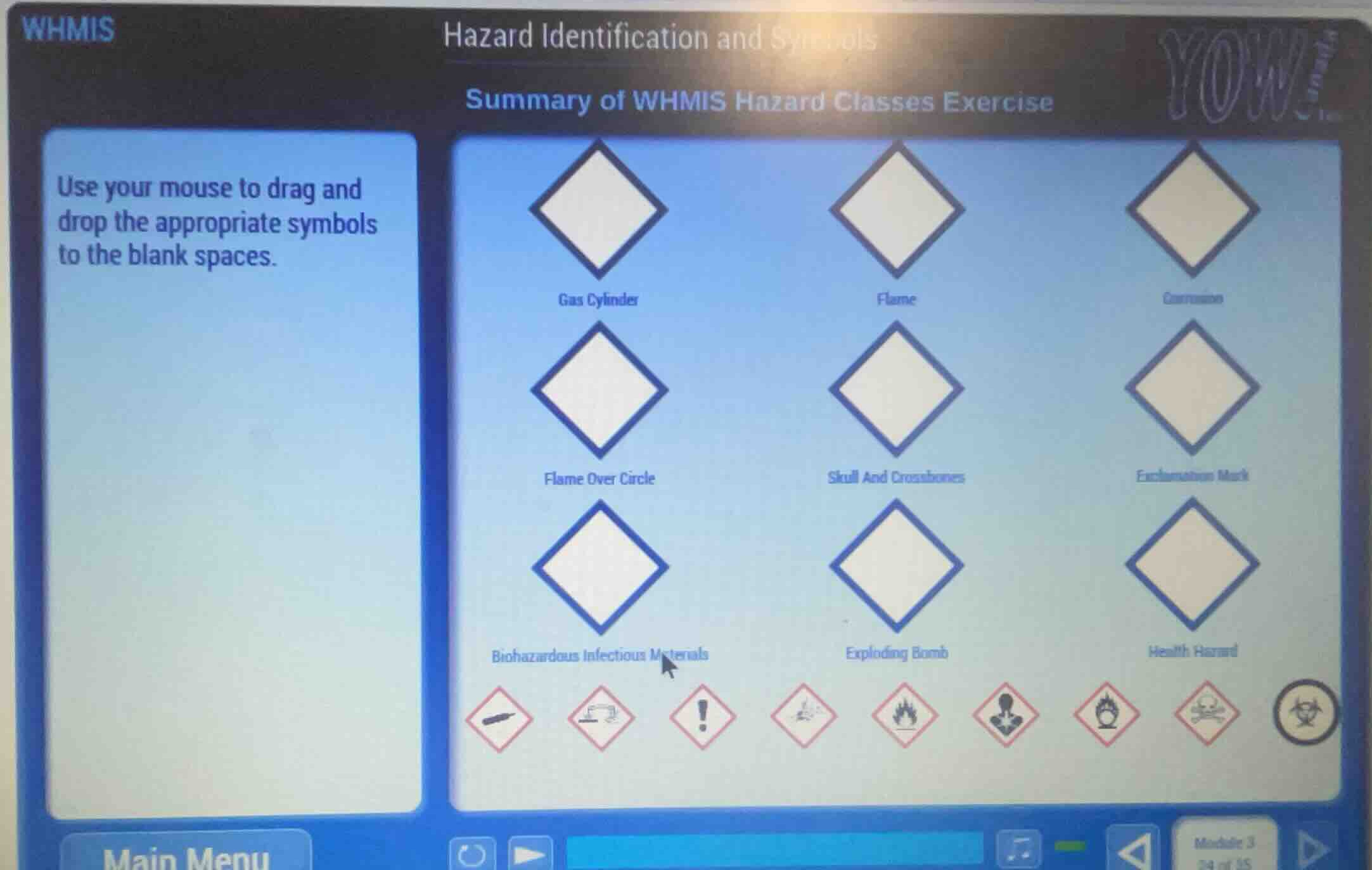 whmis hazard identification and symbols summary of whmis hazard classes…