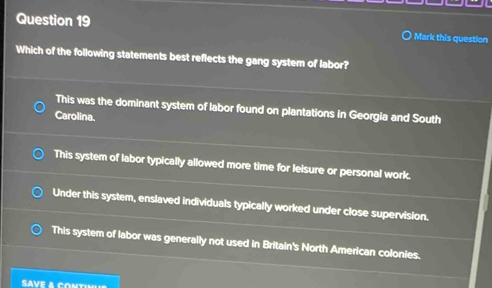 question 19 which of the following statements best reflects the gang sy…