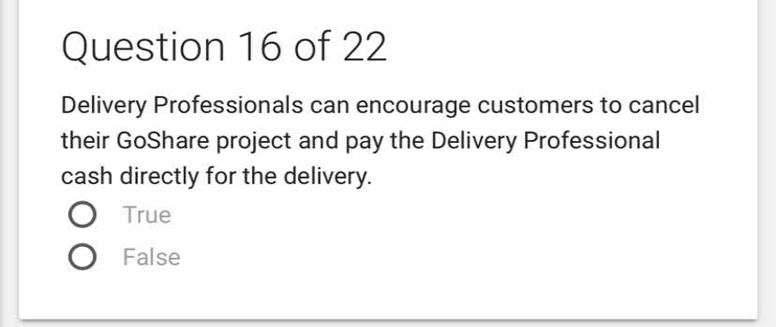 question 16 of 22 delivery professionals can encourage customers to can…