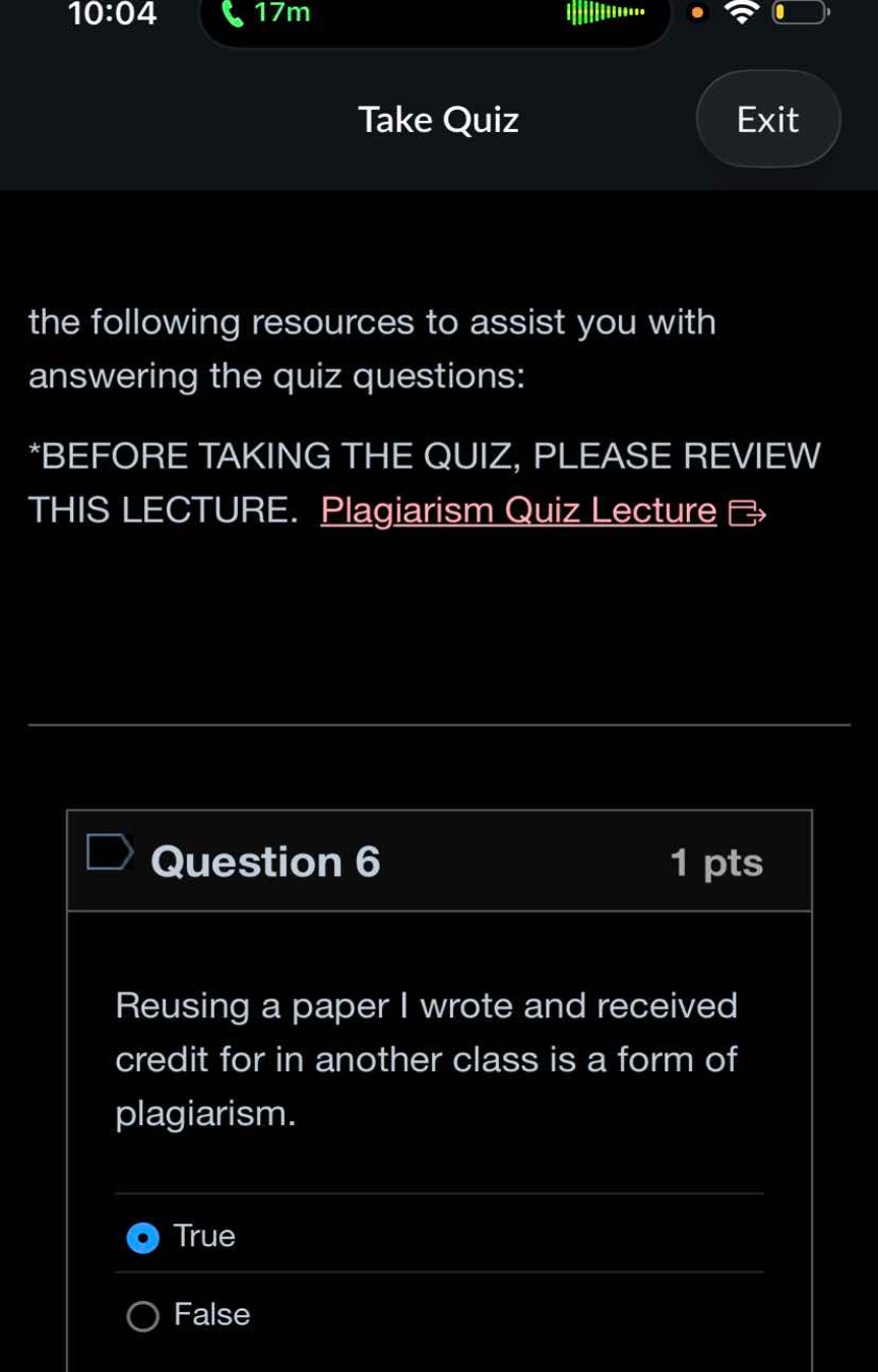 reusing a paper i wrote and received credit for in another class is a f…