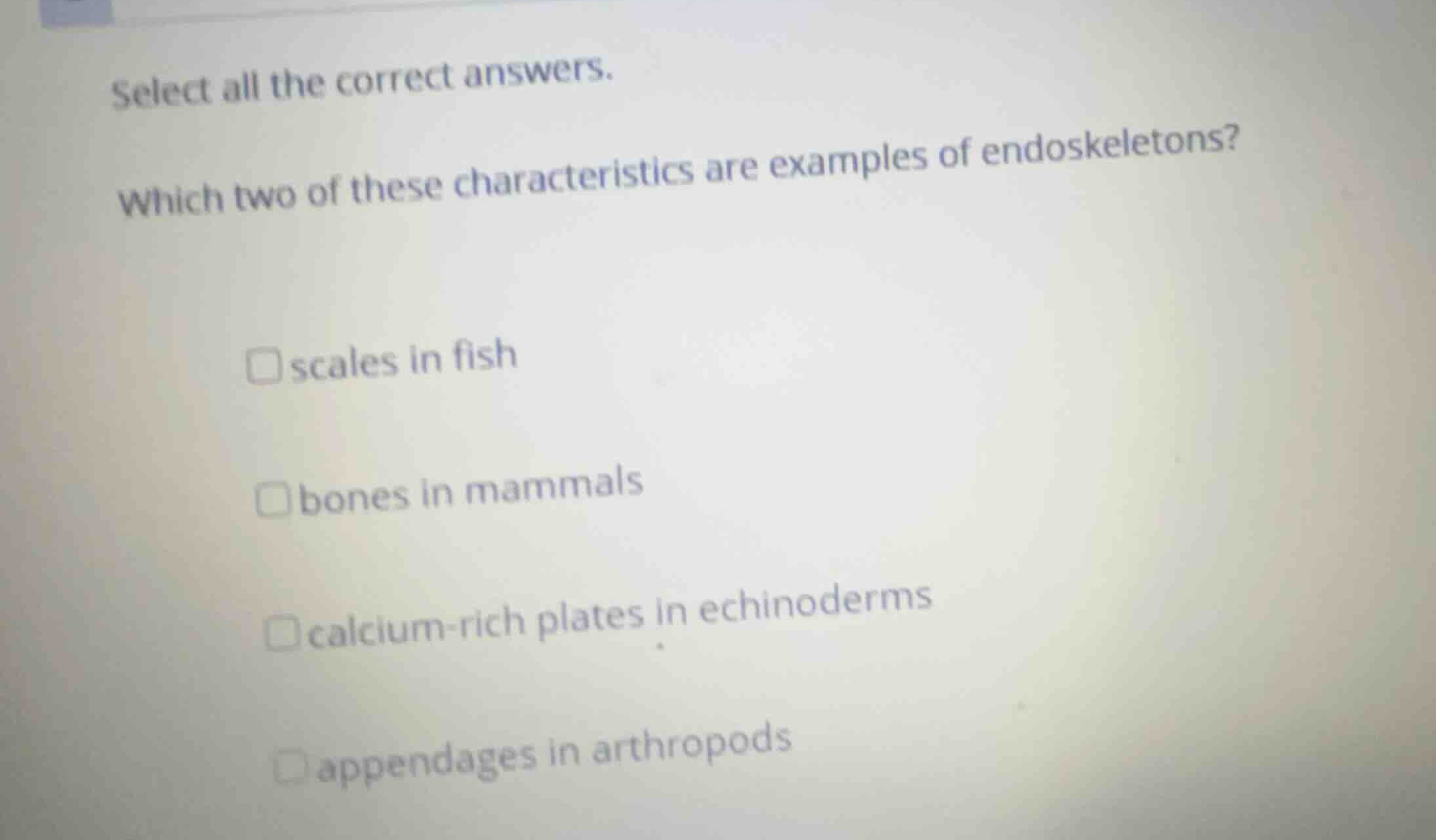 select all the correct answers. which two of these characteristics are …