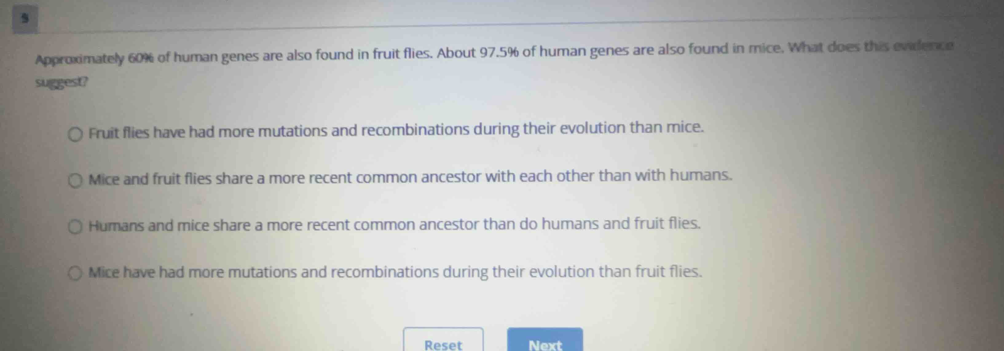 approximately 60% of human genes are also found in fruit flies. about 9…