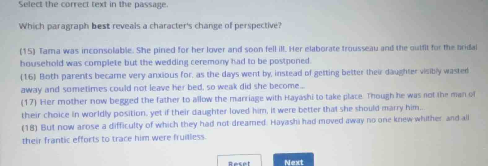 select the correct text in the passage. which paragraph best reveals a …