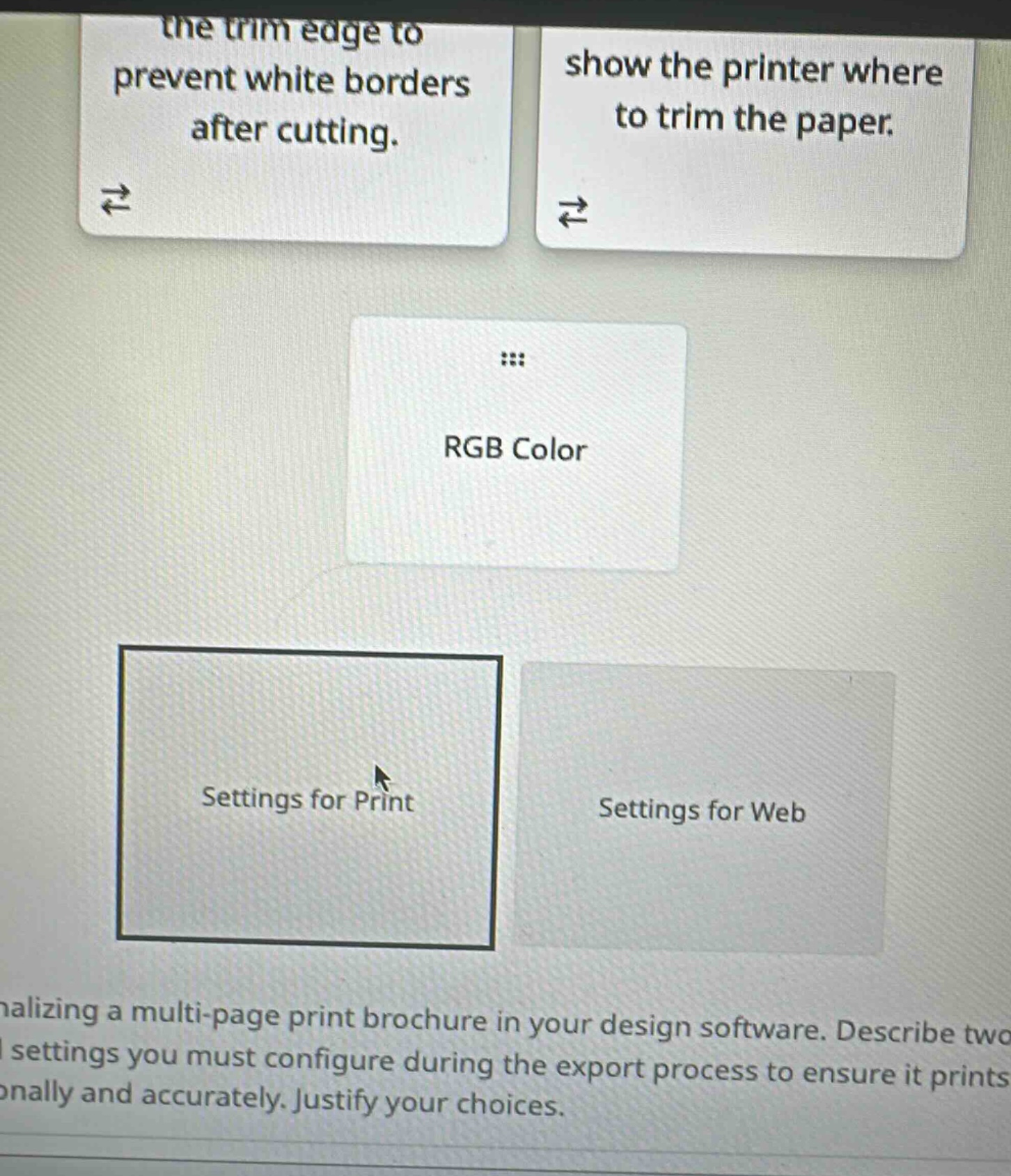 the trim edge to prevent white borders after cutting. show the printer …