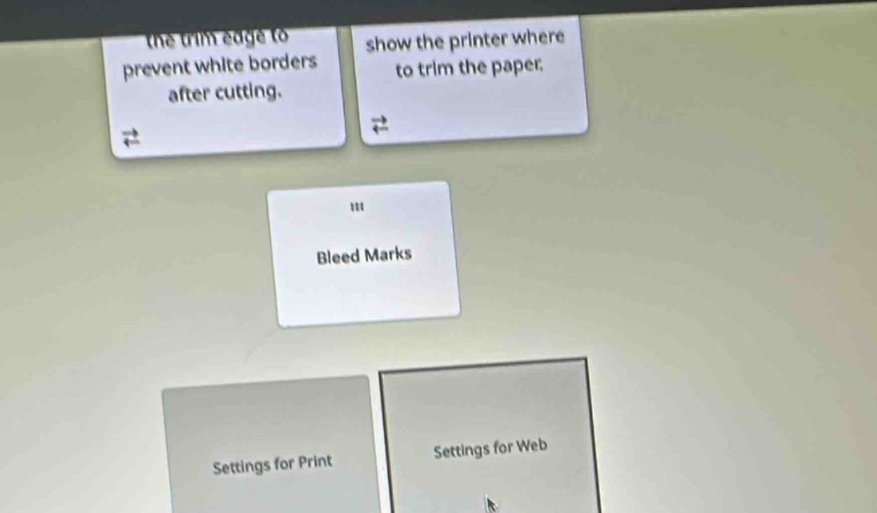 the trim edge to prevent white borders after cutting. show the printer …