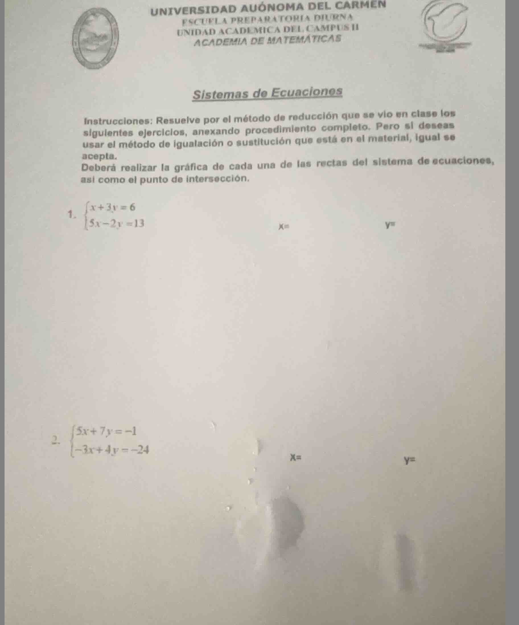 universidad autónoma del carmen escuela preparatoria diurna unidad acad…