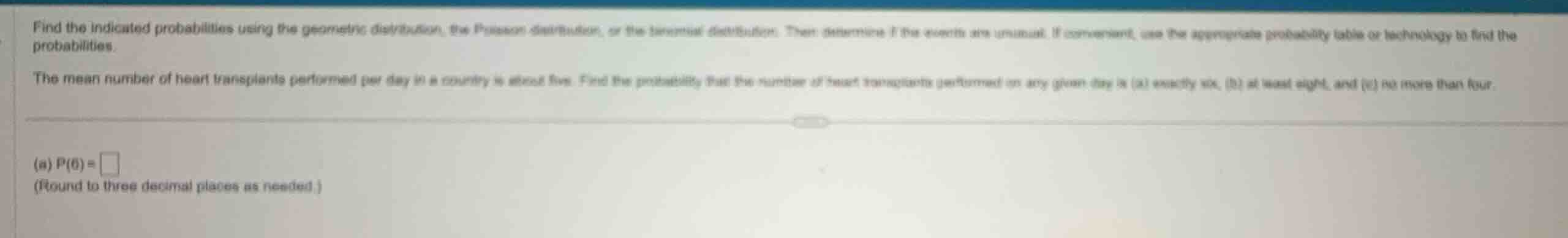 find the indicated probabilities using the geometric distribution, the …