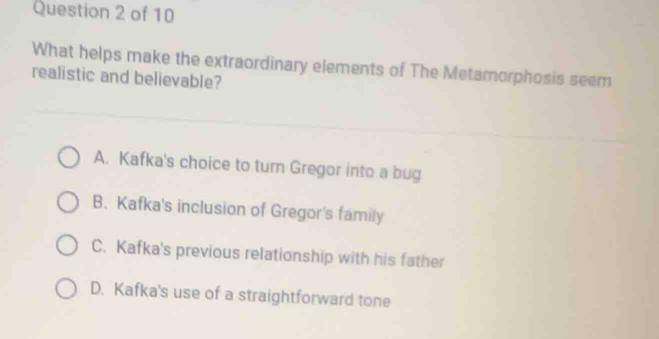 question 2 of 10 what helps make the extraordinary elements of the meta…
