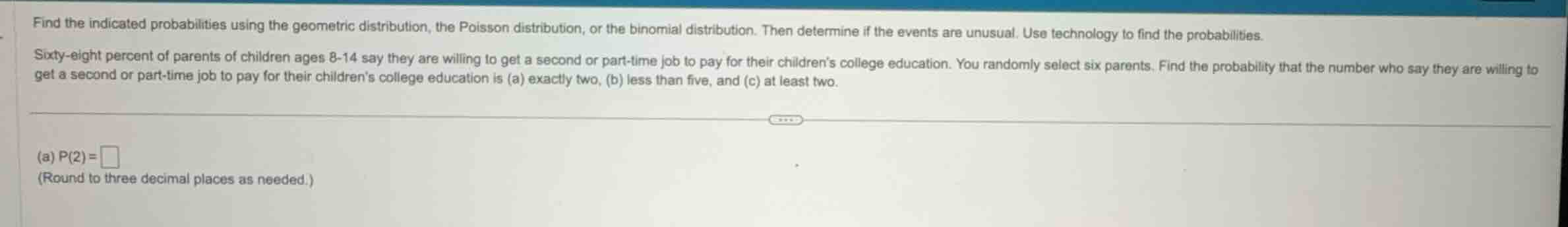 find the indicated probabilities using the geometric distribution, the …