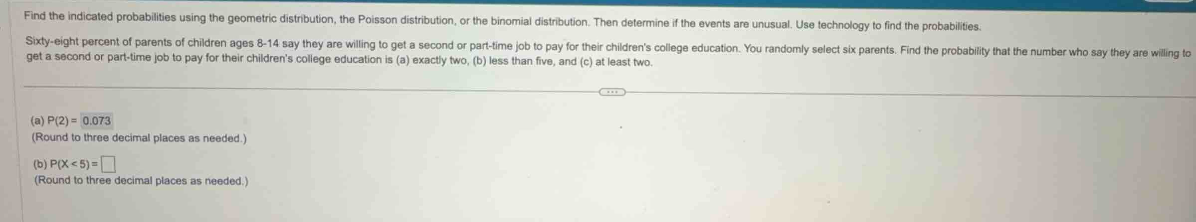 find the indicated probabilities using the geometric distribution, the …