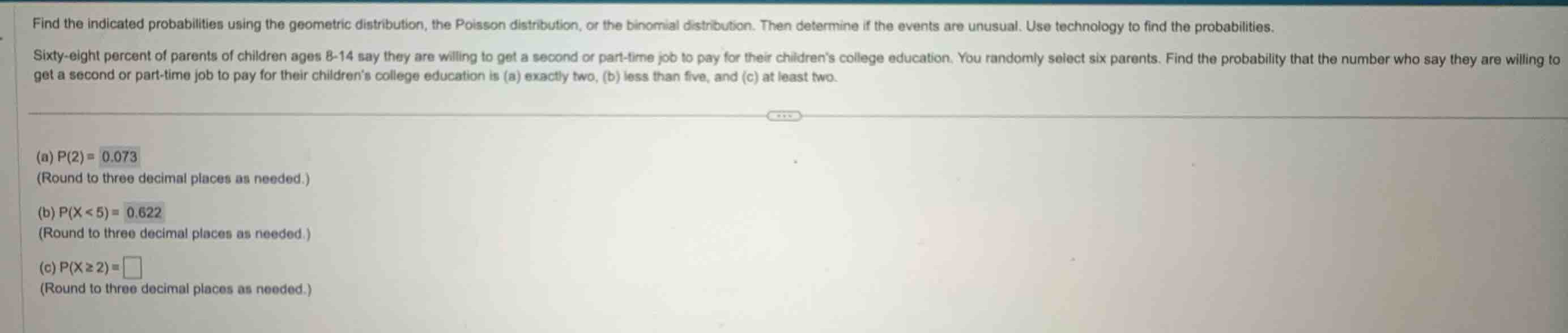find the indicated probabilities using the geometric distribution, the …