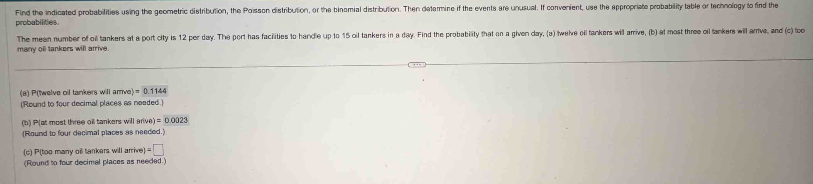 find the indicated probabilities using the geometric distribution, the …