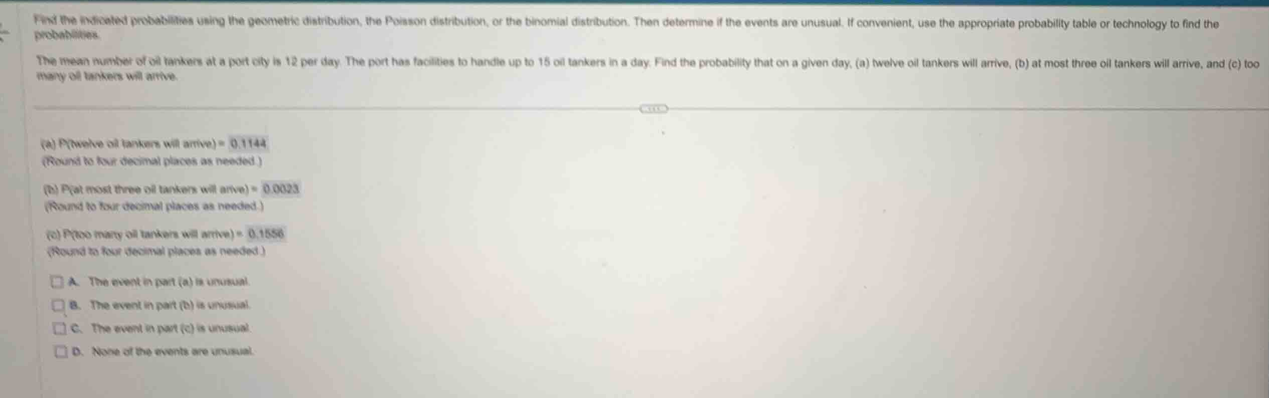 find the indicated probabilities using the geometric distribution, the …