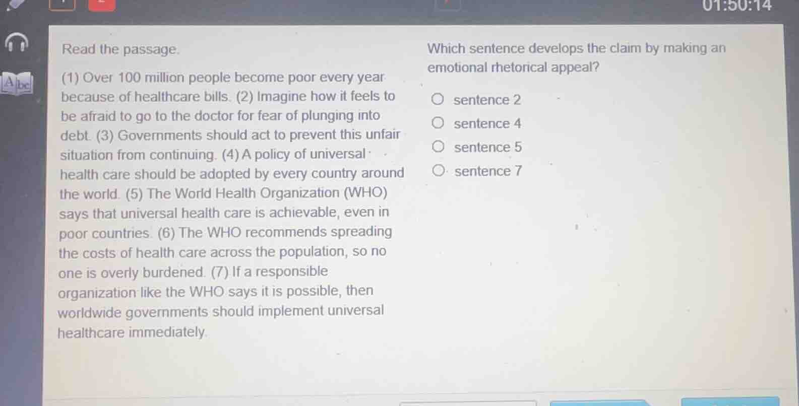 read the passage. (1) over 100 million people become poor every year be…