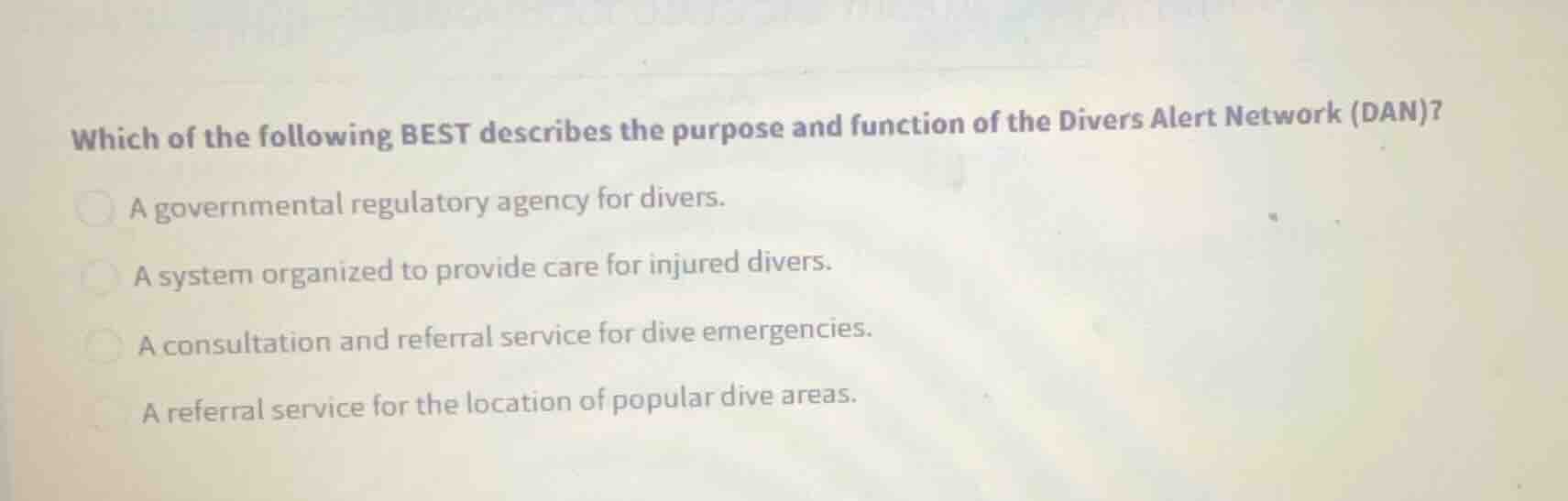 which of the following best describes the purpose and function of the d…
