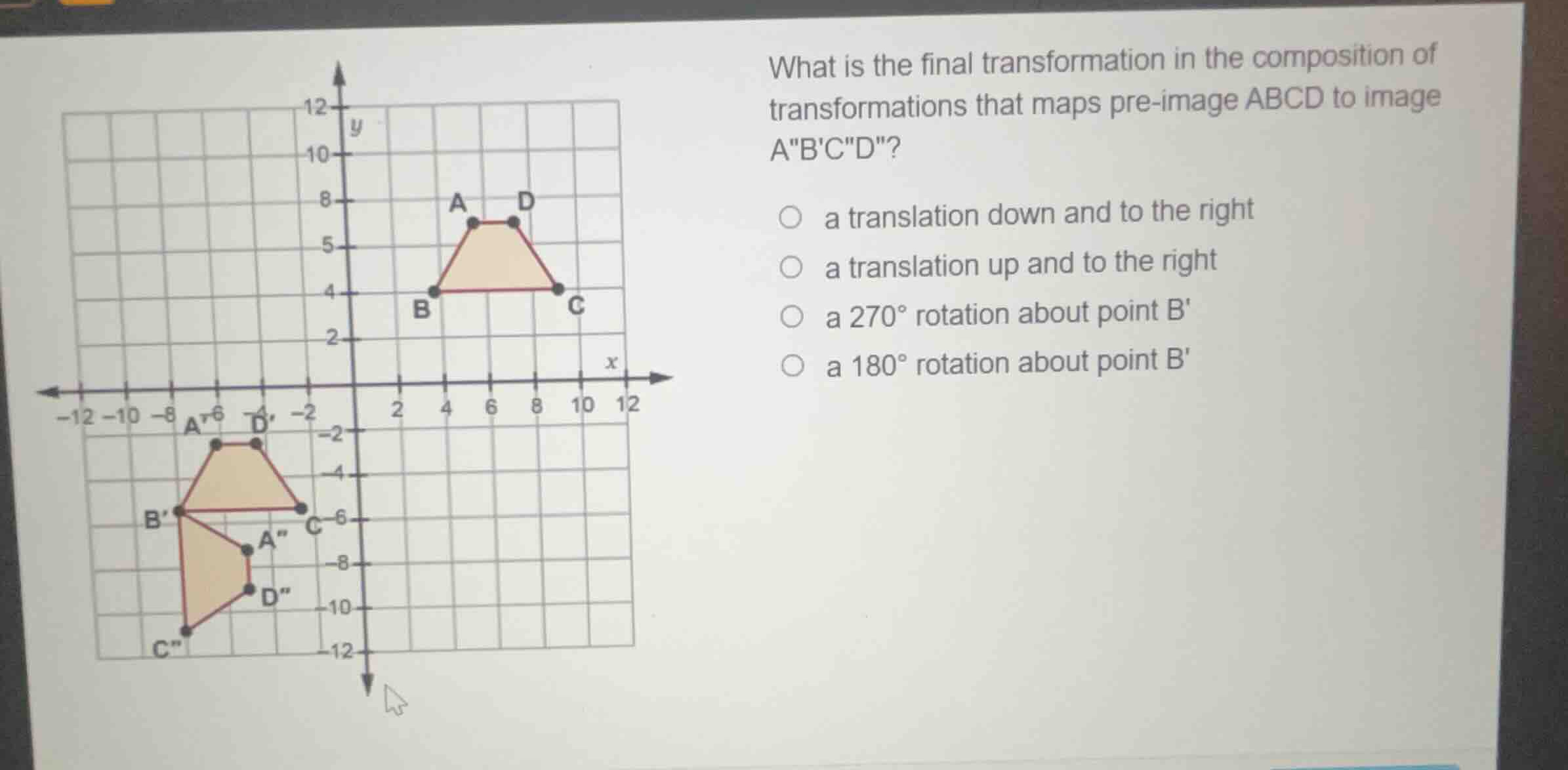 what is the final transformation in the composition of transformations …